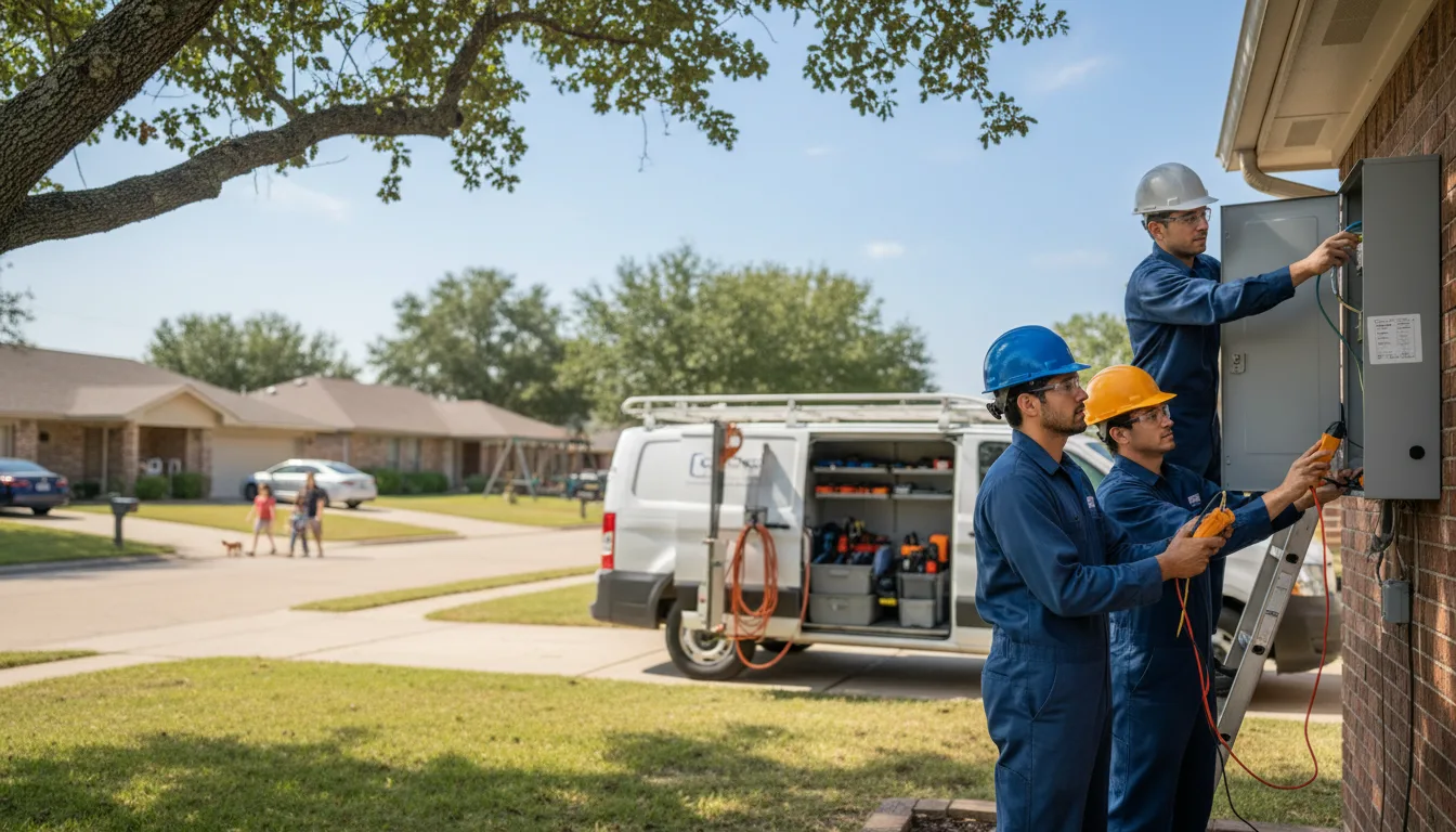 Certified electrician providing emergency electrical services in Metamora, MI